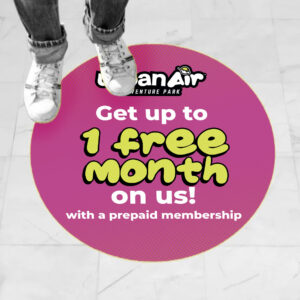 Unlimited Play Membership Floor Sticker