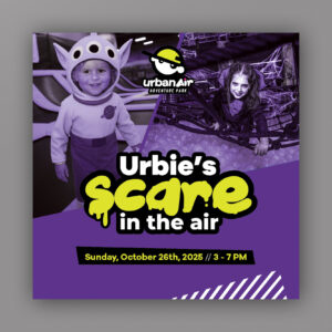 Urban Air - Urbie's Scare in the Air Social Post