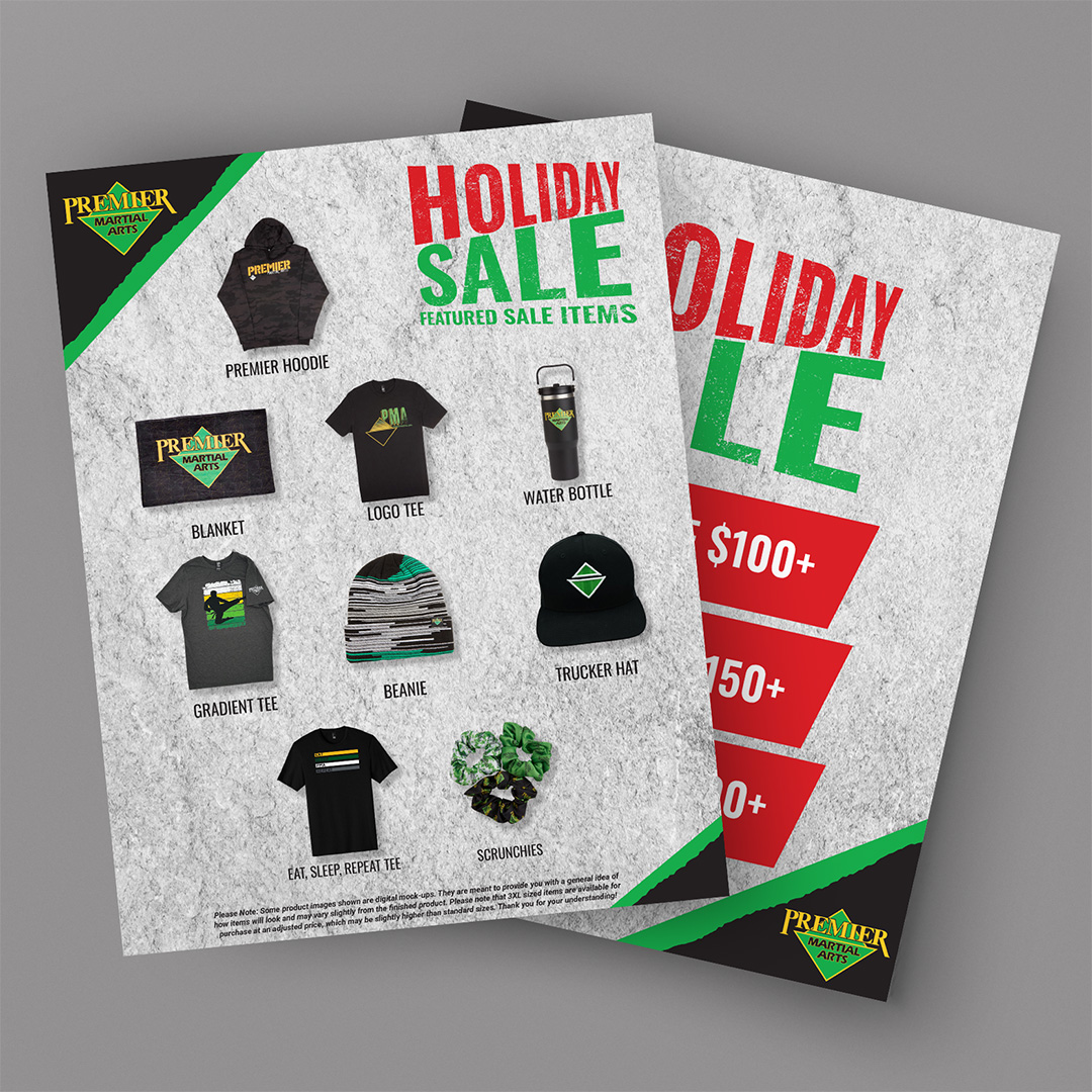 PMA Winter Sale Signage