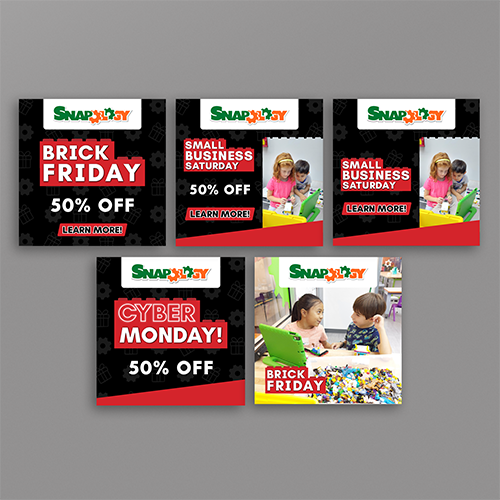 Snapology Black Friday Weekend Socials