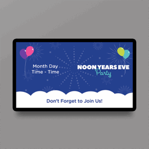 TLG Noon Years Eve TV Screen Hub Thumnbnail