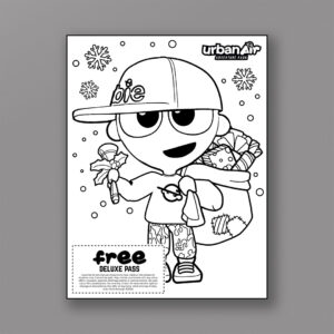 UA Holiday Coloring Sheets 2025 Urbie Gifts