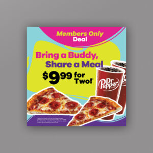 UA Members Only Meal for 2 Social