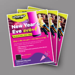 UA New Year's Eve Flyer