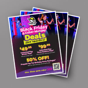 UA Black Friday Cyber Monday Counter Card