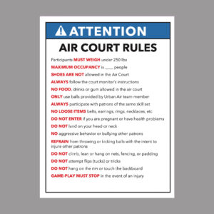 Urban Air - Air Court Gameplay Banner
