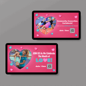 TLG February Member Retention TV Screens