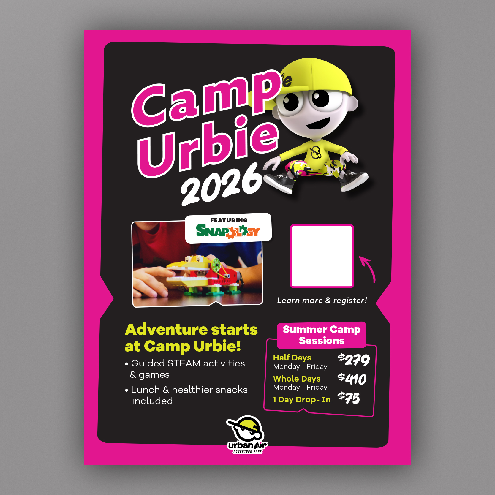 UA Snap Cobranded Camp Urbie 2026 Poster