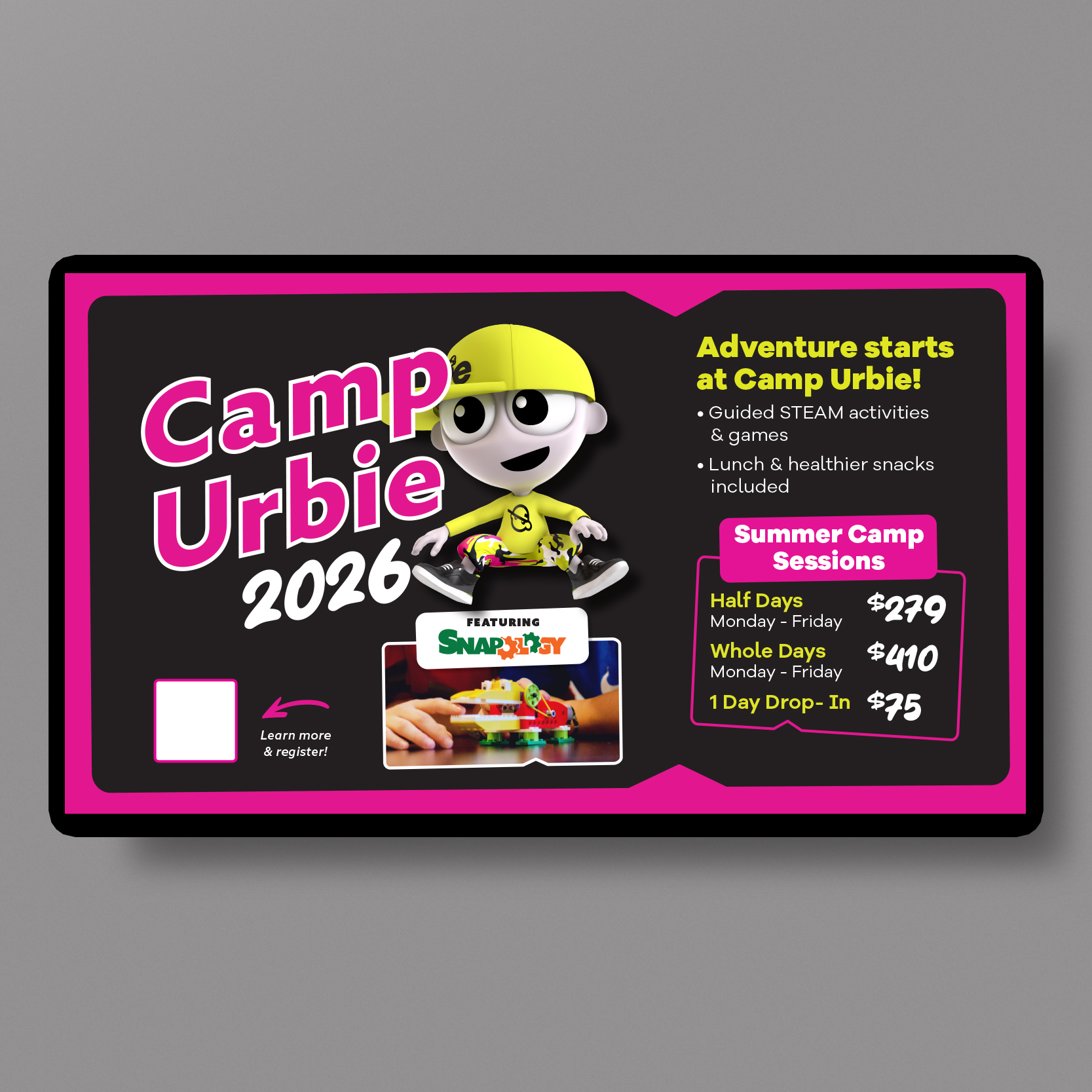 UA Snap Cobranded Camp Urbie 2026 TV Horizontal