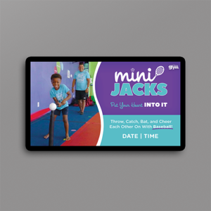 TLG Mini Jacks Baseball TV Screen