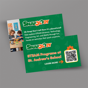 Snap After School Partner Business Card