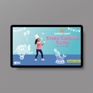 TLG Crazy Carnival Camp TV Screen