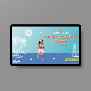 TLG Maui's Mystical Camp TV Screen