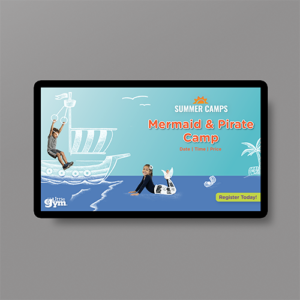 TLG Mermaid & Pirate Camp TV Screen