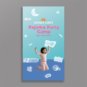 TLG Pajama Party Camp Story Post