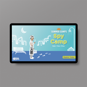 TLG Spy Camp TV Screen