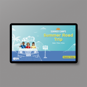 TLG Summer Road Trip TV Screen