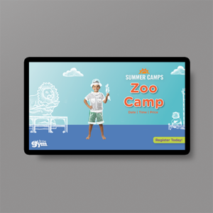 TLG Zoo Camp TV Screen