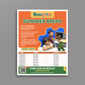 Snap Summer Break Flyer 2