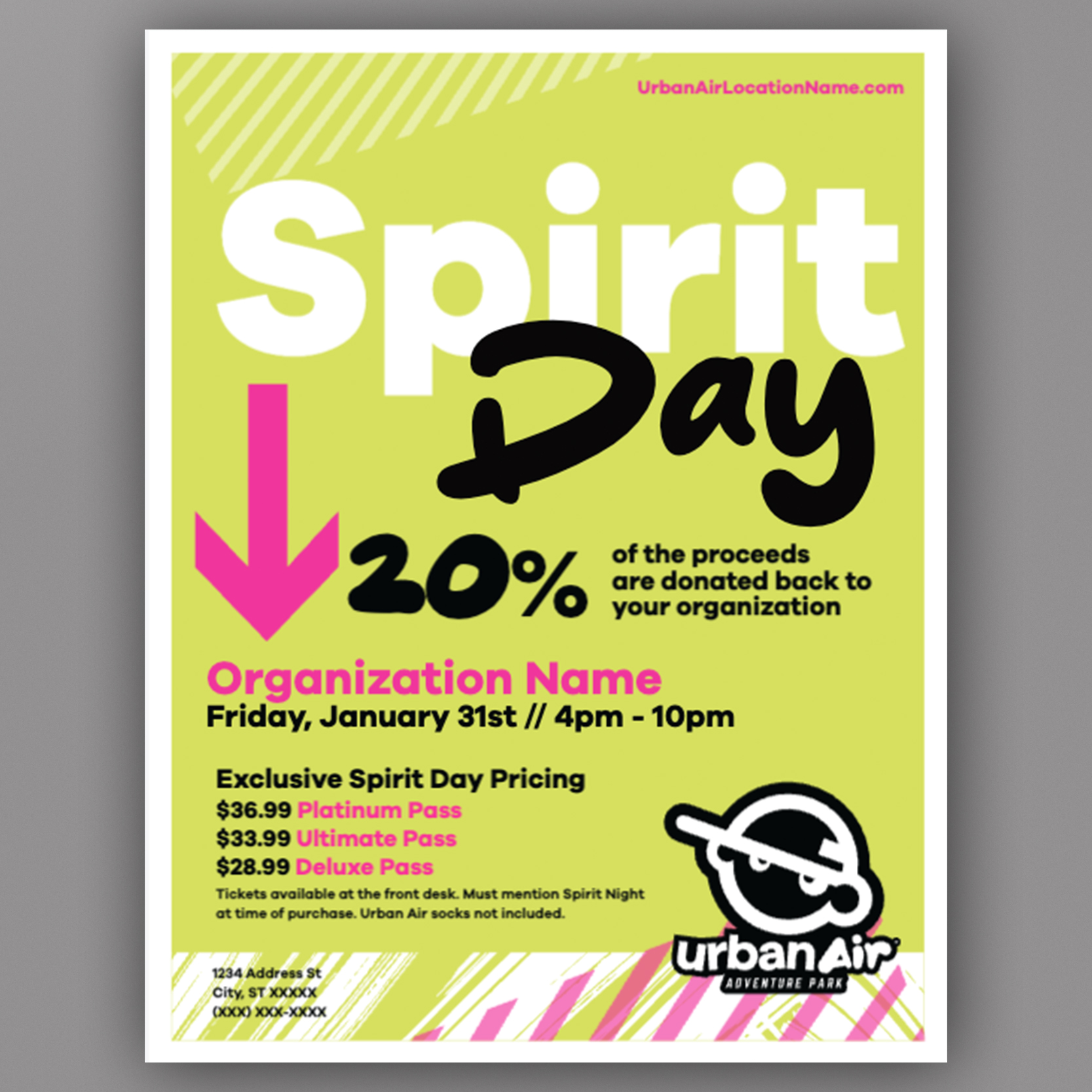 Spirit Day Student Flyer