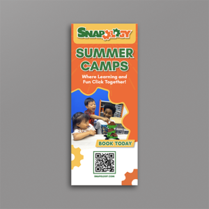 Snap Summer Camp Banner Stand