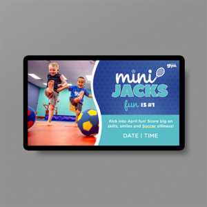 TLG Mini Jacks April Soccer TV Screen
