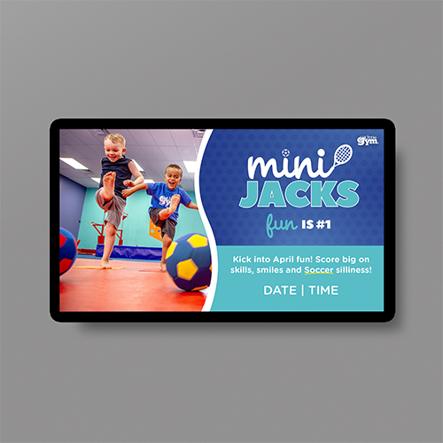 TLG Mini Jacks April Soccer TV Screen