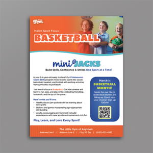 TLG Mini Jacks - March Basketball Flyer
