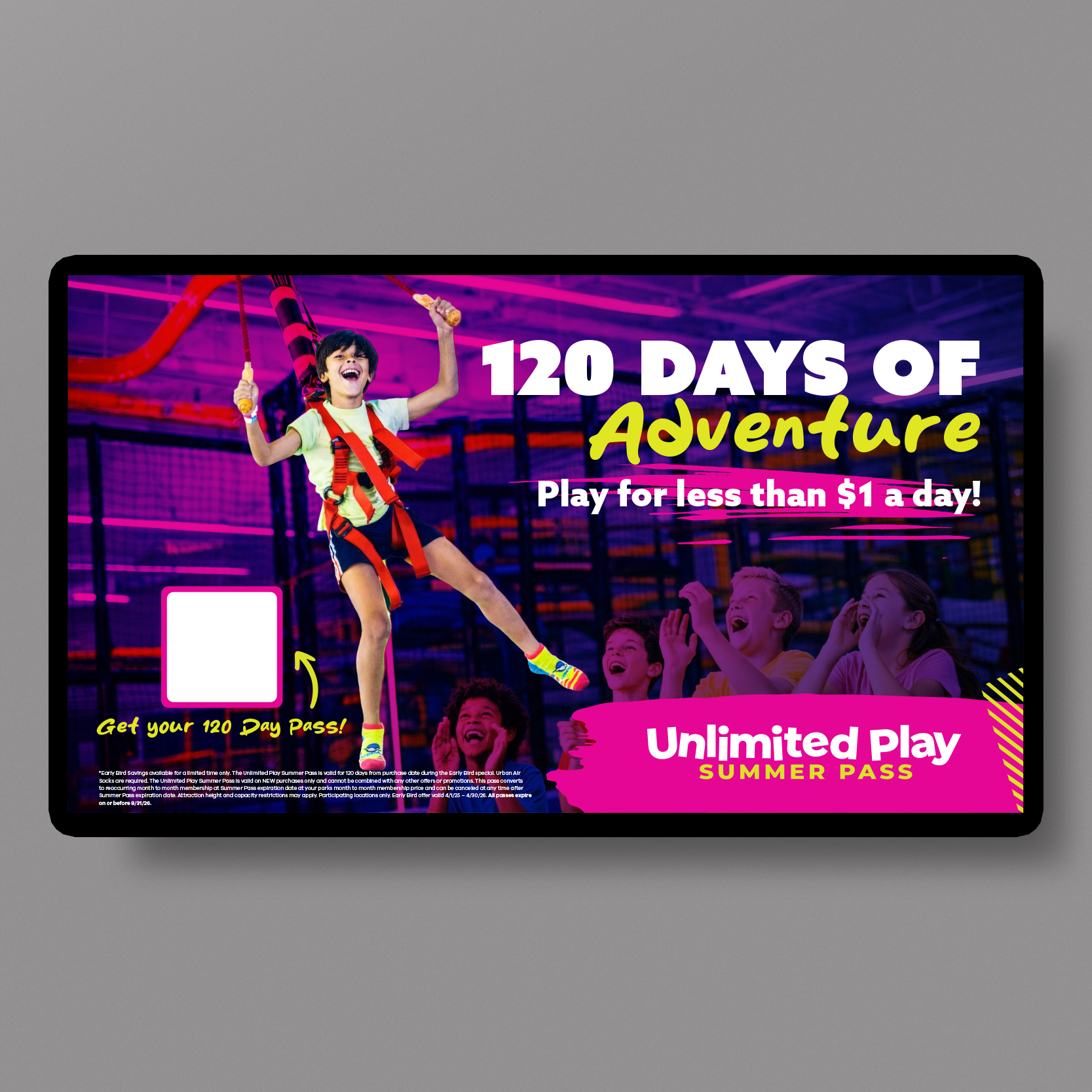 UA 2026 120 Day Summer Pass TV